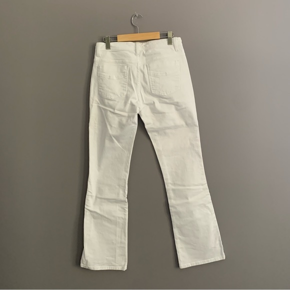 Lee Size 8 White Midrise Boot Cut Jeans - Picture 5 of 10